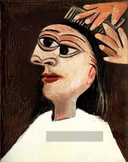 La coiffure 1938 Kubismus Pablo Picasso Ölgemälde
